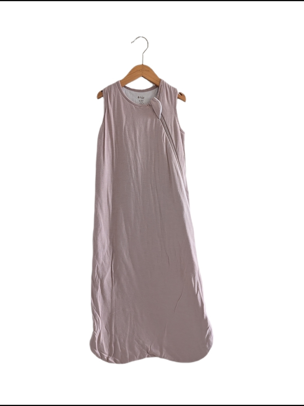 Kyte BABY Bamboo Sleeveless Sleep Sack in Beige Tan 1 Tog 6-18m